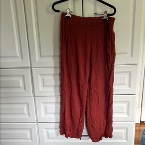 Old Navy Wide Leg Pants in Rust